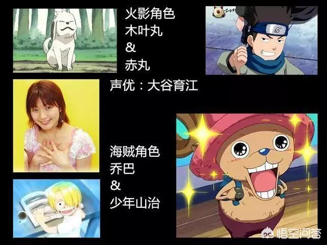 皮卡丘配音:《火影忍者》与《海贼王》中的哪些角色是由同一个声优配音？