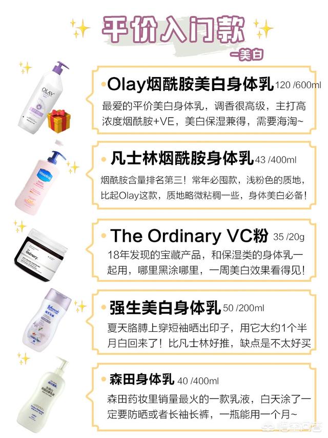 宣薇薇:目前为止你用过最满意的身体乳是什么？