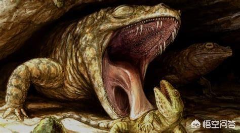 神秘生物图片，恐龙之前的地球霸主霸王蝾螈，若它还在，恐龙还有崛起的机会吗