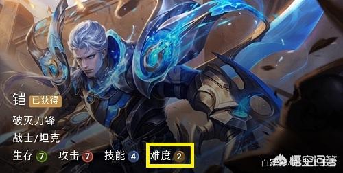 王者荣耀官方公布战士难度指数,铠皇2星,吕布4星,谁最高？
