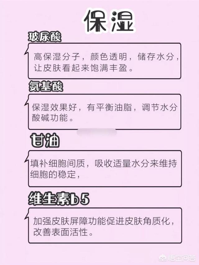 要成为一个护肤成分x，必须得知道哪些成分