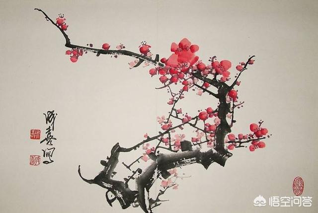 田成喜的《清香溢远》红梅图能值多少钱？