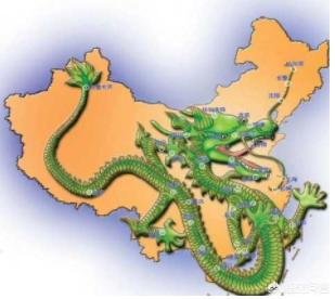 卫星拍到的真龙凤凰图，为什么太原被称为中国的龙城