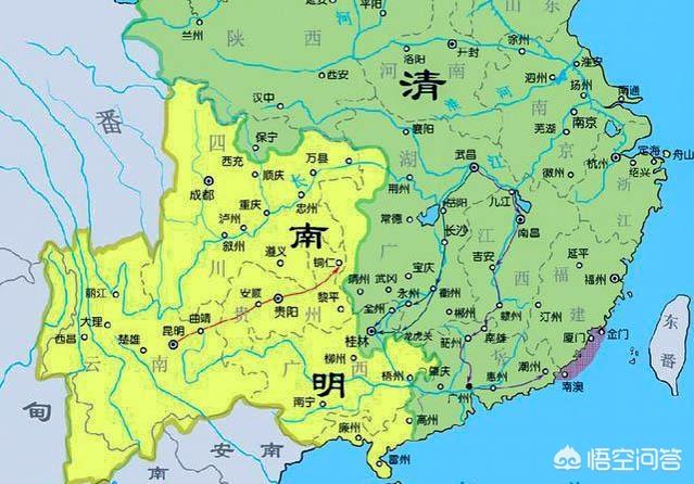为什么同样是北方游牧民族入侵,南宋可以立国一百多年,而南明却不能分江而治？