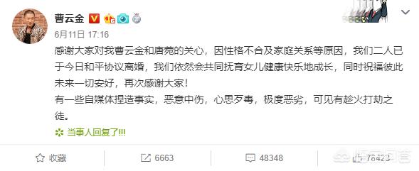 曹云金妻子:风评这么差，唐菀当初为何执意要嫁给曹云金