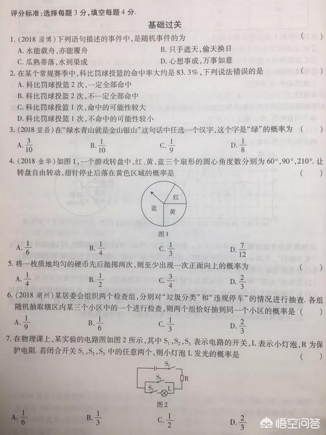 初中数学主要分哪几部分的内容？应该怎么提高？