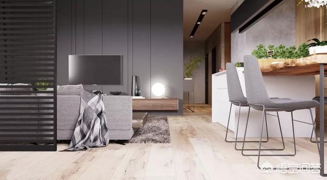 开门直接是餐厅和客厅,客厅和餐厅连在一起，如何做到有效分区？