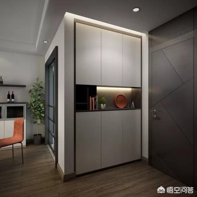最漂亮的入户玄关鞋柜,进门就是餐厅厨房，玄关鞋柜如何设计？