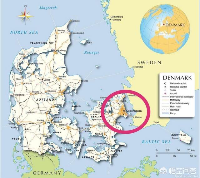 丹麦人是维京人吗，丹麦在欧洲大陆上有领土，却为何把首都建在海岛上