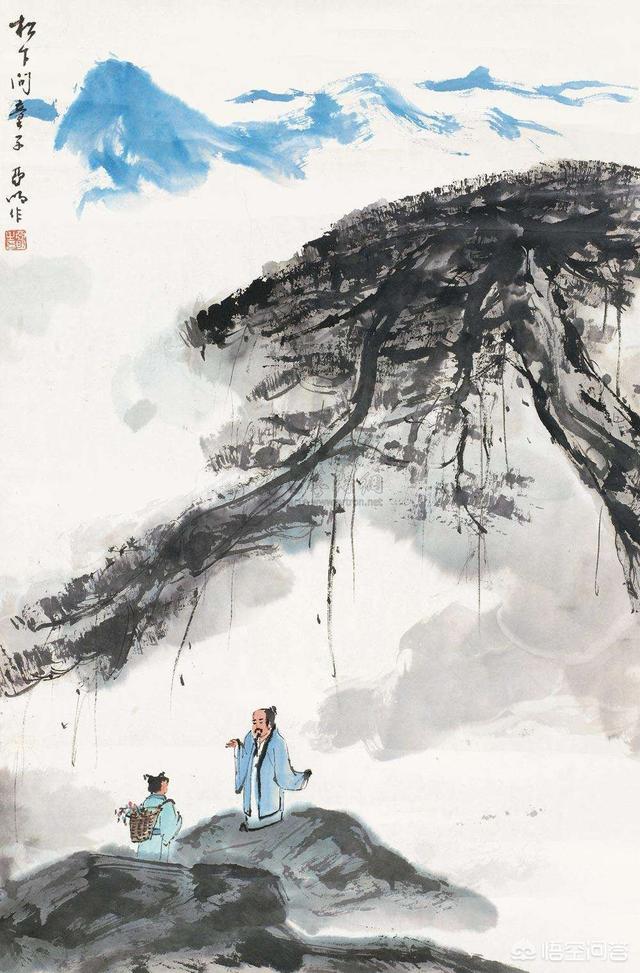 《寻隐者不遇》写的是什么事情？