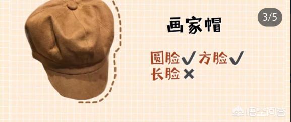 女士帽子的种类:女生要如何根据脸型来选择适合自己的帽子