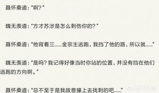 聂怀桑结局:除了魏无羡的推断，哪里可以表明聂怀桑主导了一切事情
