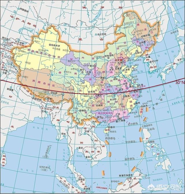 神秘的北纬31度未解之谜，中国有哪些城市地处北纬30度世界上有哪些国家地处北纬30度