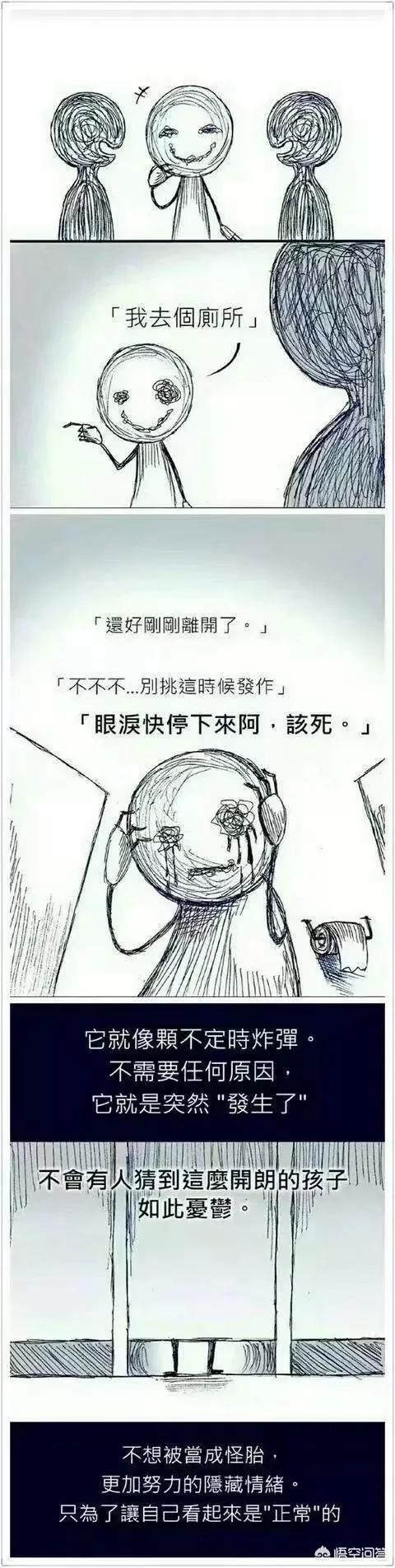 是不是每个人都有抑郁症？只不过是分轻度和重度的呢？