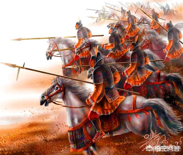 古代骑兵照片图片