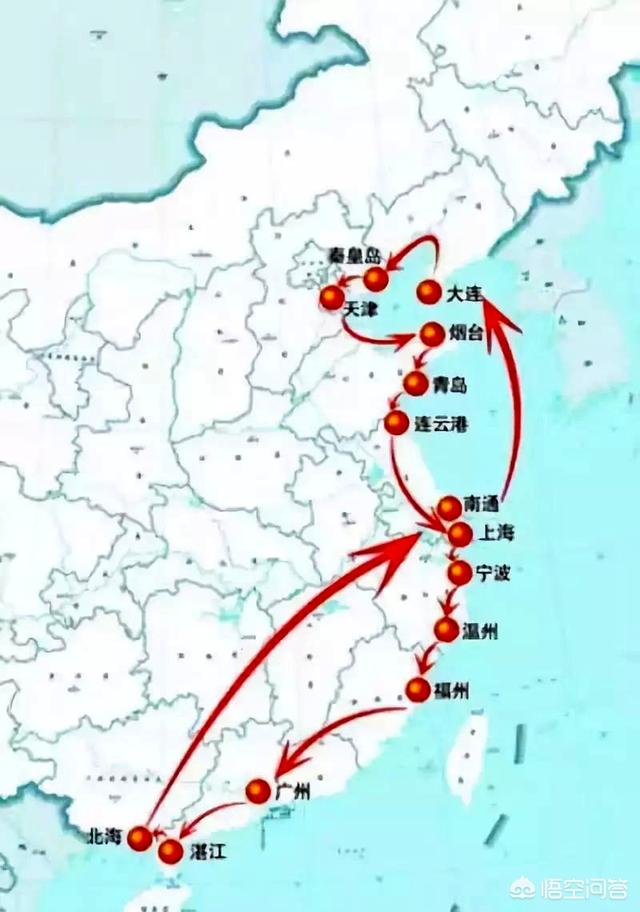 中国沿海城市有哪些(中国沿海城市有哪几个)