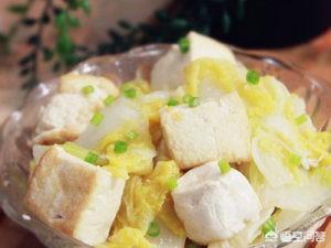 豆腐烧白菜的简单做法是什么？
