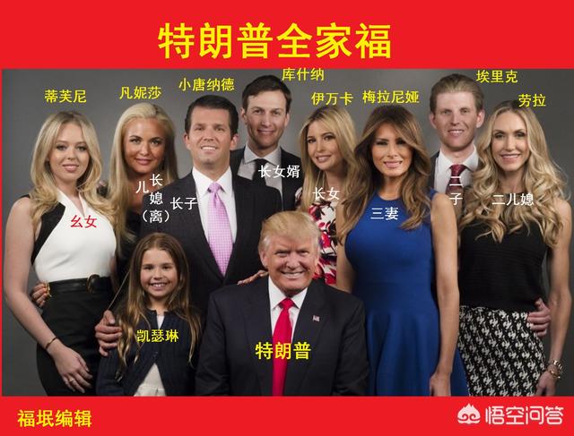 特朗普结了三次婚,为什么前妻们相处融洽,五个同父异母的孩子和睦相处且个个优秀？