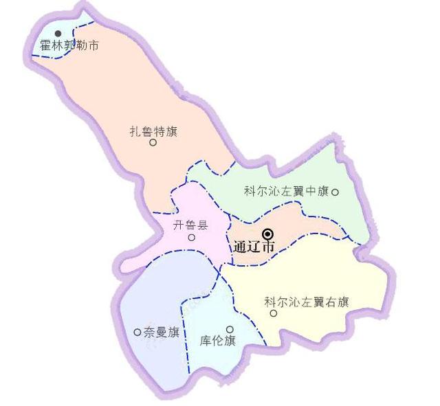 奈曼旗新镇地图图片