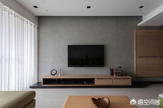 不做吊顶，电视墙怎么设计？插图4
