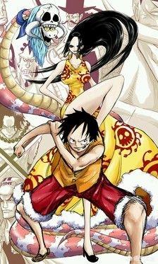 路飞和女帝:《海贼王》中，你觉得路飞最后会在娜美和女帝之间选择谁？
