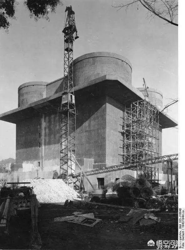 德国巨型防空塔图纸图片