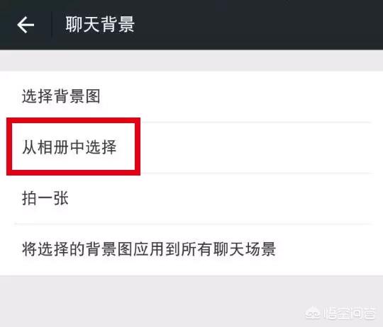 怎么把手机里的照片设置为微信聊天背景