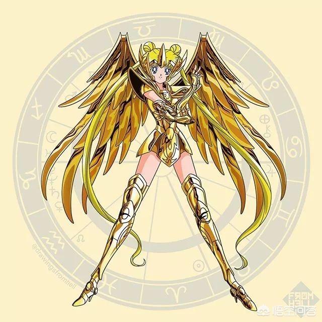 九命美少女:当美少女战士穿上圣斗士的黄金圣衣，会变成什么样子呢