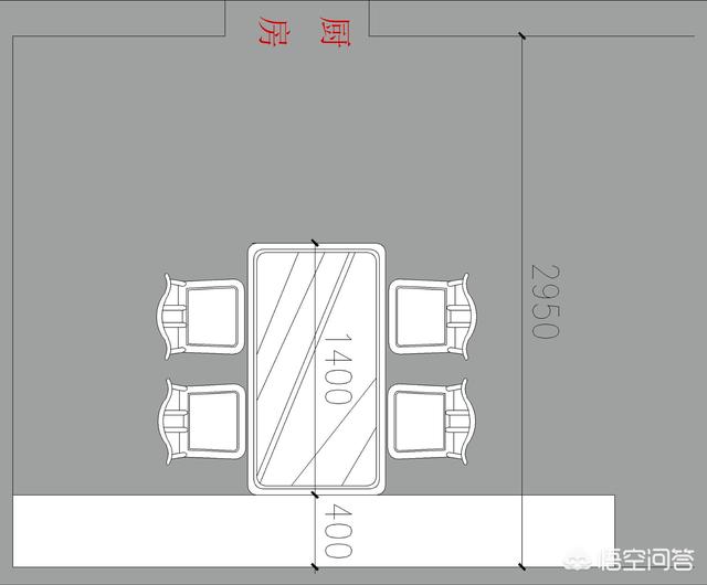头条问答 餐厅宽2 95米 一边挨着厨房要留过道 可以打餐边柜吗 6个回答