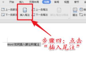 Word中插入脚注和尾注的技巧？