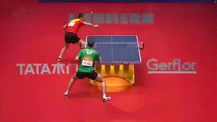 柳承敏发球:柳承敏是怎样接左侧下旋球的，有什么特点？