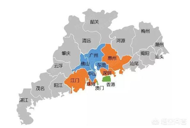 广东广西两省地图图片