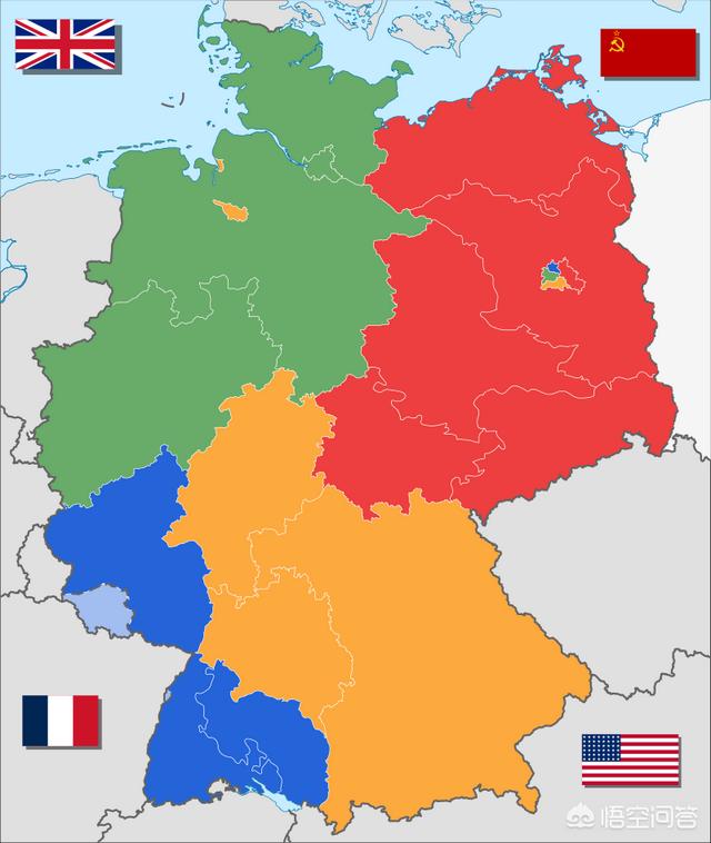 尼德兰是怎么分裂的，二战后，德国是如何分裂成东、西德的