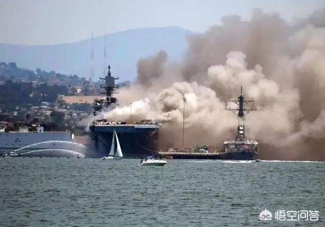 好人理查德号两栖攻击舰着火,受损情况如何？对反航母作战有何启示？