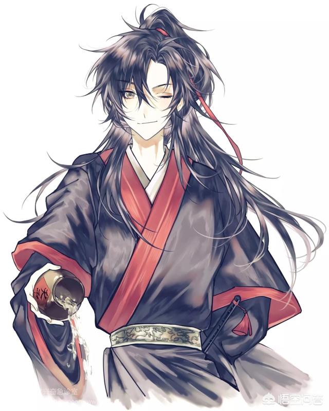 画《魔道祖师》原著中魏无羡的同人图时必须画呆毛吗？上次没画被抖音上好多人怼？