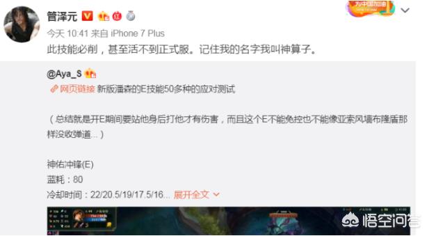 LOL潘森重做后成AD噩梦,E技能可攻可守,释放等于天使大招,管大校惊呆后毒奶,如何？