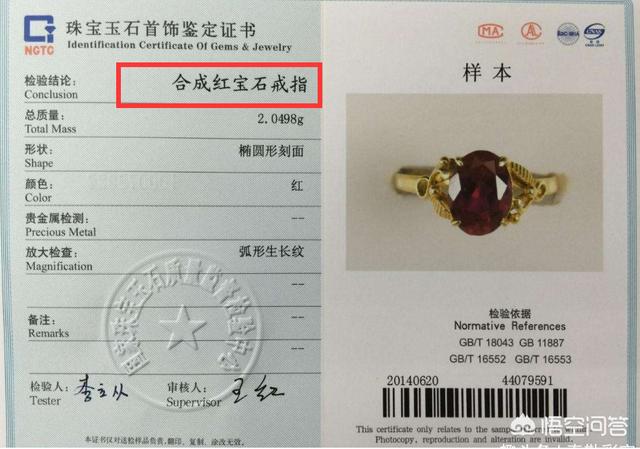 真正的红宝石戒指图片,有荣宝斋签印的红宝石戒指值钱吗？