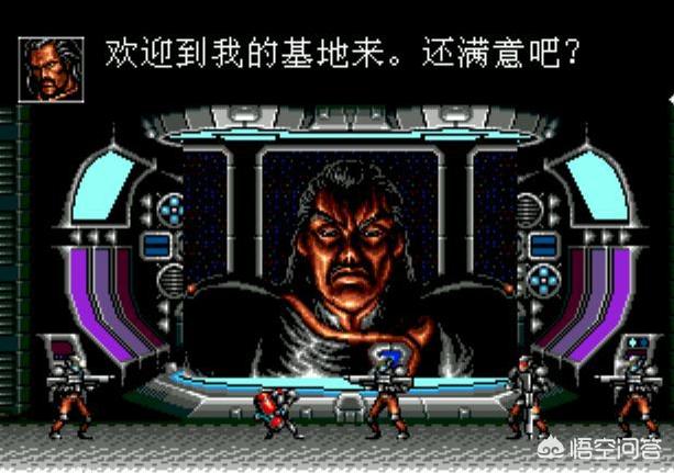 经典MD游戏《魂斗罗-铁血兵团》是不是每个人物都有一把看家的武器？
