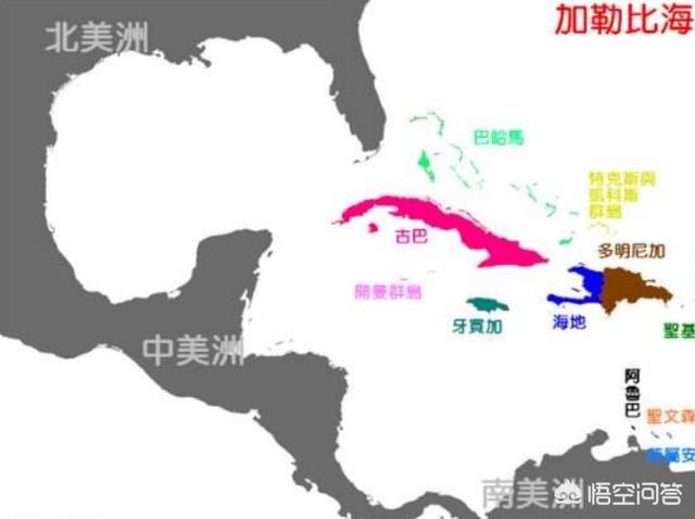 加勒比海巴巴多斯岛（海底两万里接近巴哈马群岛）