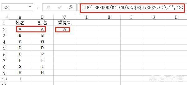 excel如何查重,Excel表格如何查找重复值？