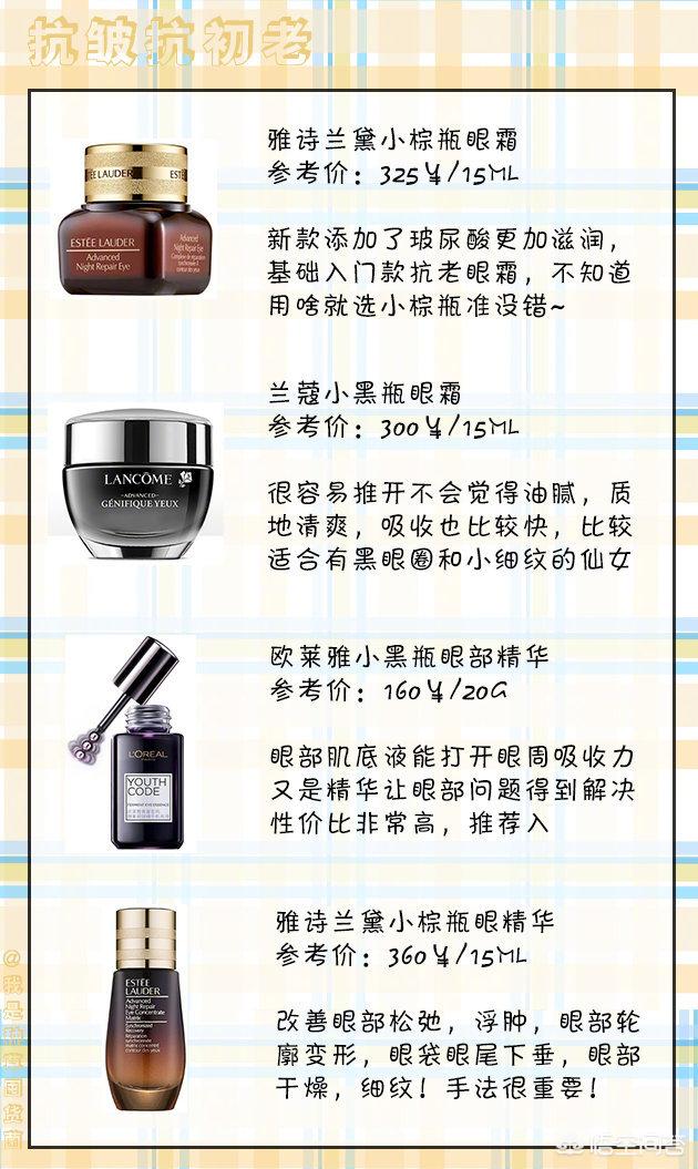 有哪些不错的眼霜值得推荐？最好用的眼霜是哪一款？