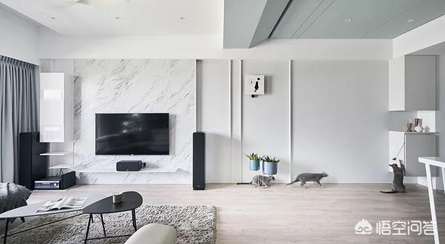 不做吊顶，电视墙怎么设计？插图2