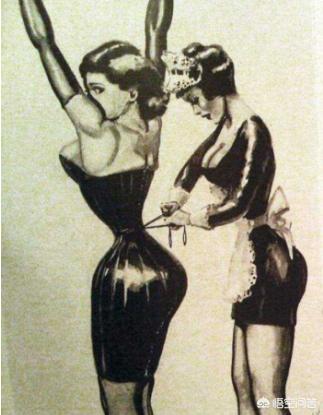 世界十大禁画女孩的自画像，二战前欧美女人为何不敢穿裤子，只能穿裙子
