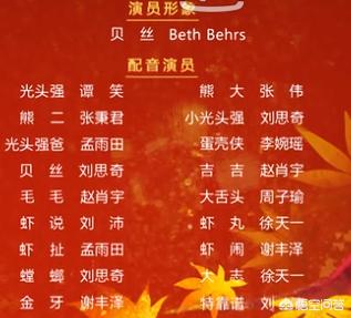 变形计刘思琦:熊出没变形记所有配音演员名单？