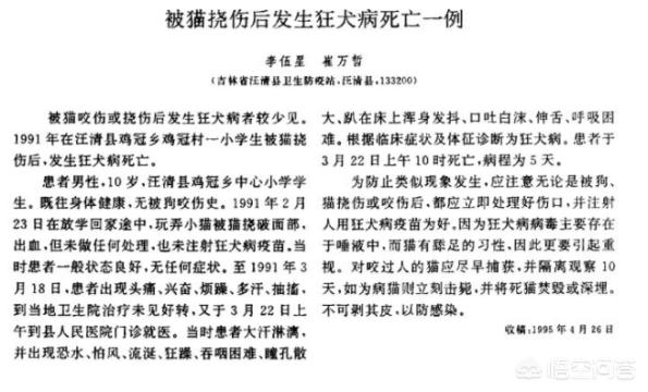 被猫咬了要打狂犬疫苗吗,被猫抓了，需要打狂犬疫苗吗？