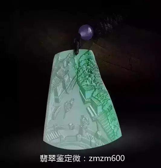 翡翠手把件雕刻图案大全,翡翠有没有雕刻风景或山水的作品？