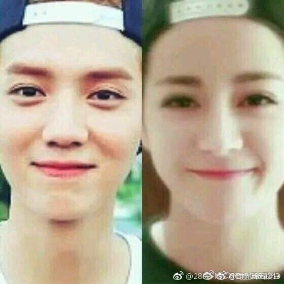 鹿晗老婆图片:鹿晗公布恋情狂脱粉，为何赵丽颖官宣却无此现象？