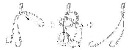 钓鱼子线的绑法图解图片