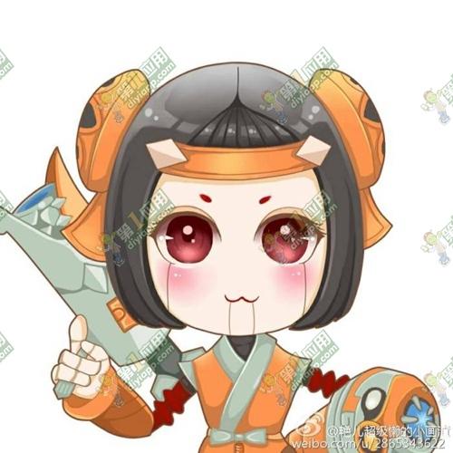 请问谁有王者人物卡通头像