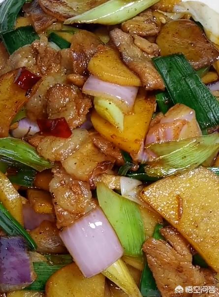 土豆炒肉片的简单做法是什么？